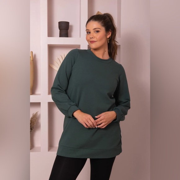 Cozy sweatshirt tunic made in Montreal - Picture 1 of 6